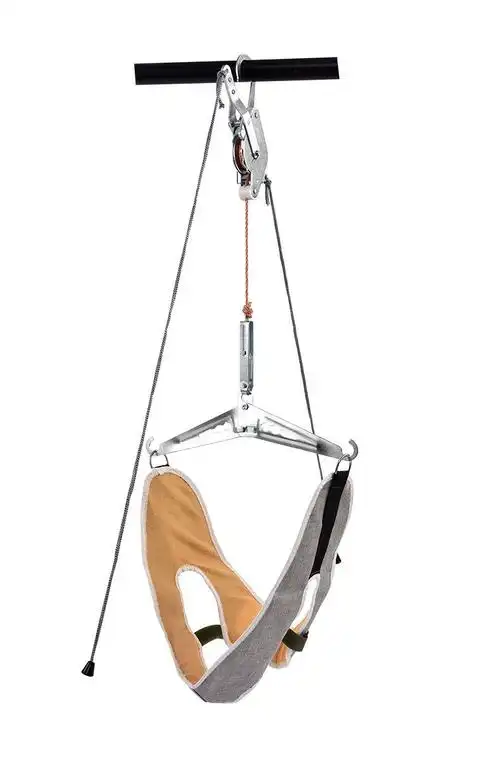 颈椎牵引器家用颈椎吊带拉伸器挂钩式吊脖子颈托颈部理疗仪门悬加绳