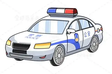 警车简笔画简单