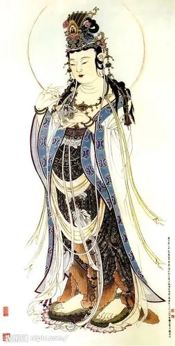 杨枝观音设计图__绘画书法_文化艺术_设计图库_昵图网nipic.com