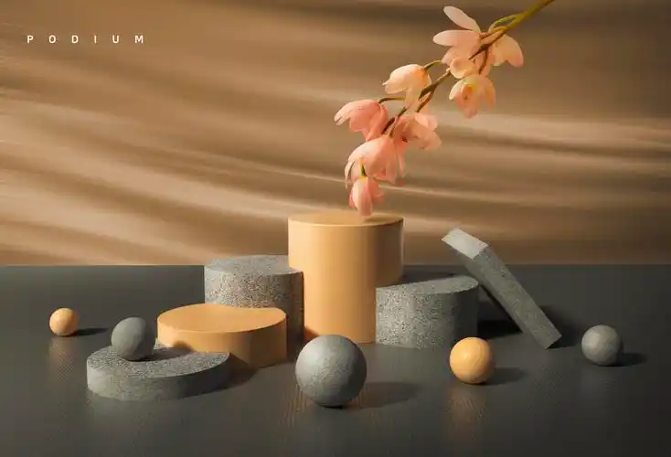 17款高级质感电商产品立体场景海报背景图psd设计素材 product stereo