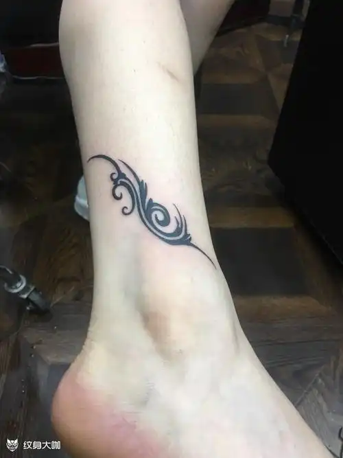 脚踝图腾_纹身图案手稿图片_老杨的纹身作品集