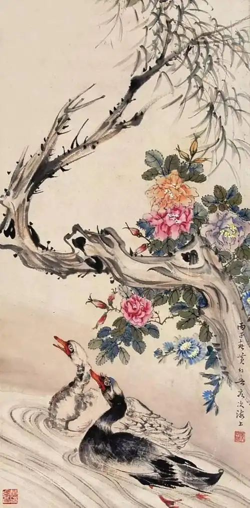 黄幻吾65幅花鸟画,清新去俗气,让人赏心悦目!