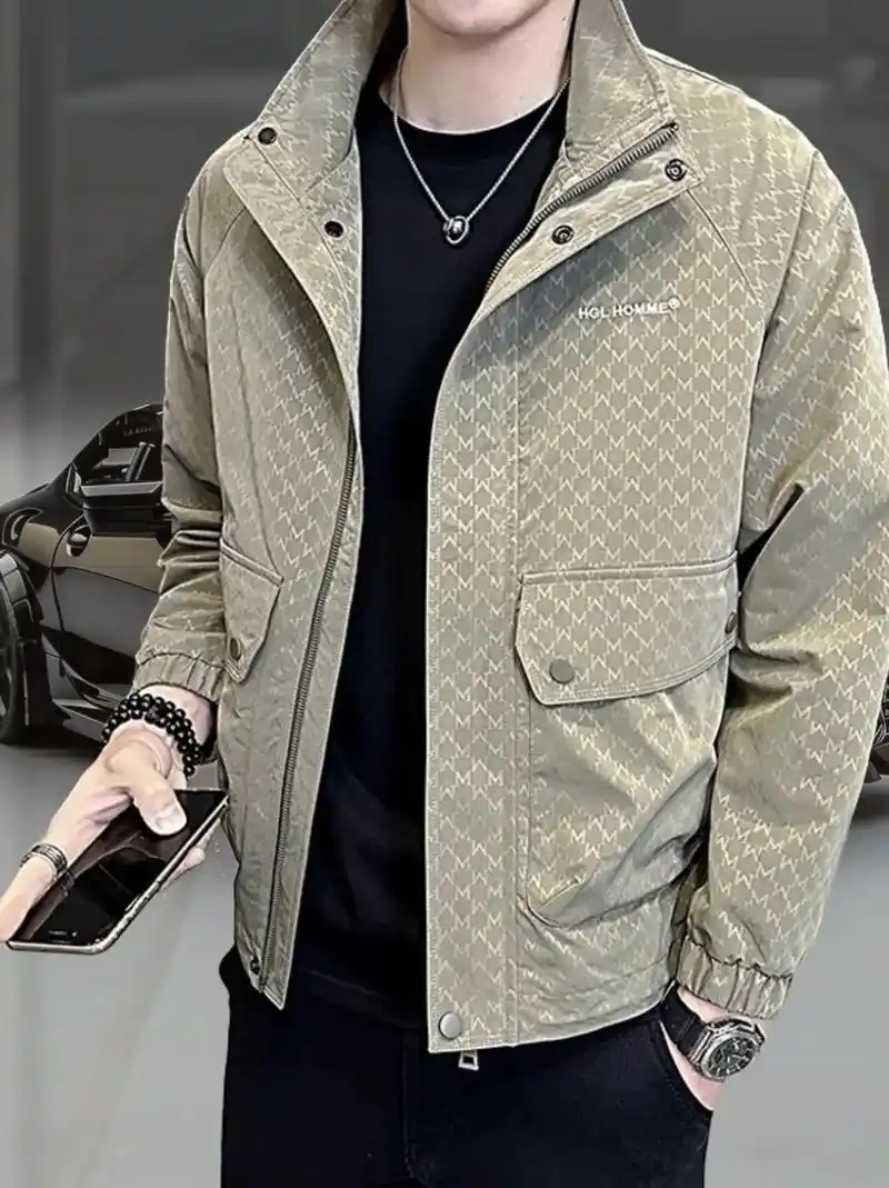 男士休闲夹克外套.男神们～给大家安排的这款男士夹克外套来了, - 抖