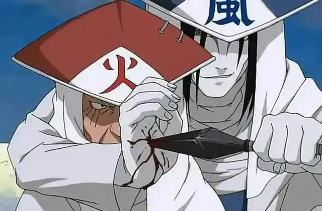 火影忍者卡卡西vs大蛇丸之死(大蛇丸单挑三代火影时)(1)