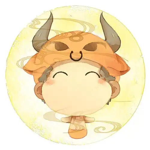 一批金牛座星座系列圆头像,据说金牛座都是稳重踏实值得信任的小天使