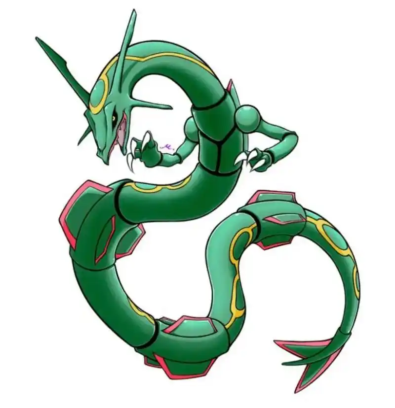 一天一个宝可梦#烈空坐#神兽 - 抖音