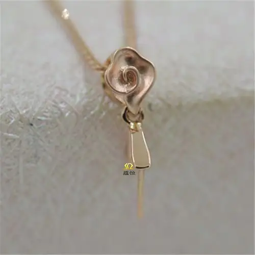 18k扣头祥云玉石吊坠翡翠夹扣传统金扣金传统其他