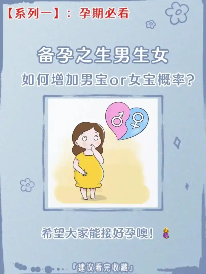 如何增加生男生女的概率?仅供参考,生男生女都一样,不要对宝宝 - 抖音