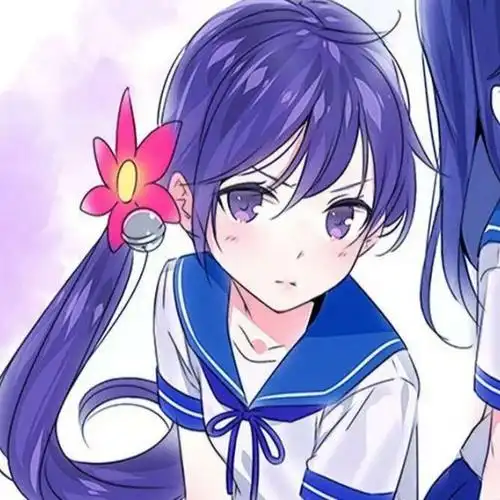 二次元动漫闺蜜头像一对两张习惯难受习惯思念习惯等你