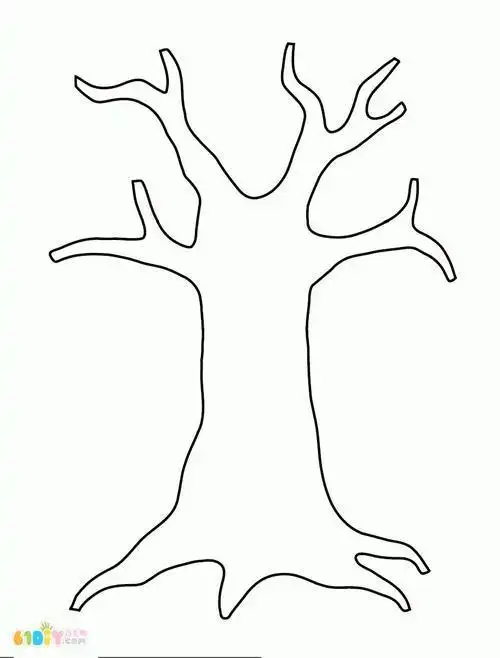 树干简笔画大