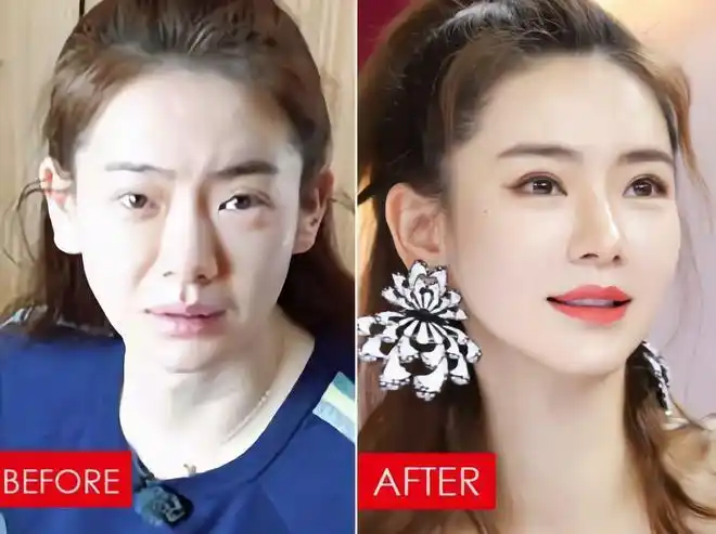 周冬雨半截眼线肿泡眼消失,戚薇妆前妆后差好大|眼妆|单眼皮|眼尾