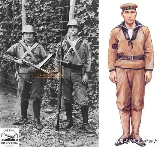 二战中日本海军最强的陆战的部队,冲锋枪多的数不过来!