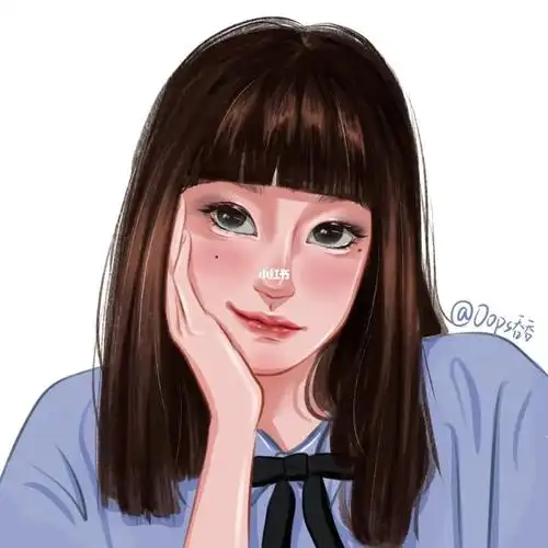 禁忌女孩娜诺手绘头像暗黑绘画步骤