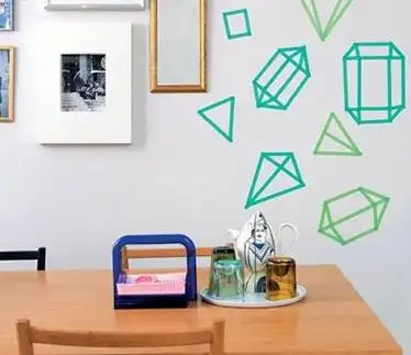 彩色胶带墙面装饰 彩色胶带创意家居装饰diy