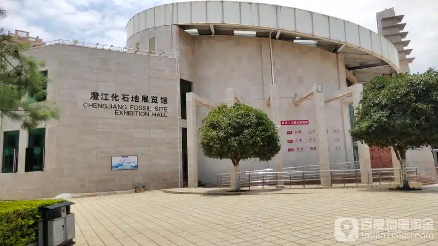 澄江化石地展览路