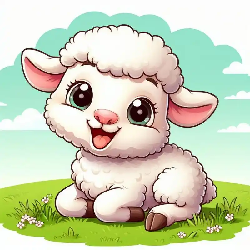 治愈系小羊卡通头像