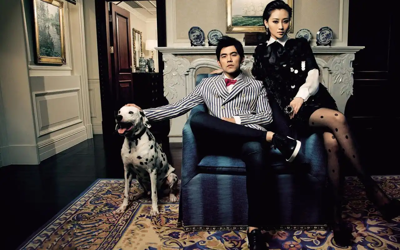 周杰伦昆凌时尚大片摄影高清壁纸图片大全