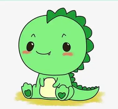 卡通龙宝宝简笔画可爱