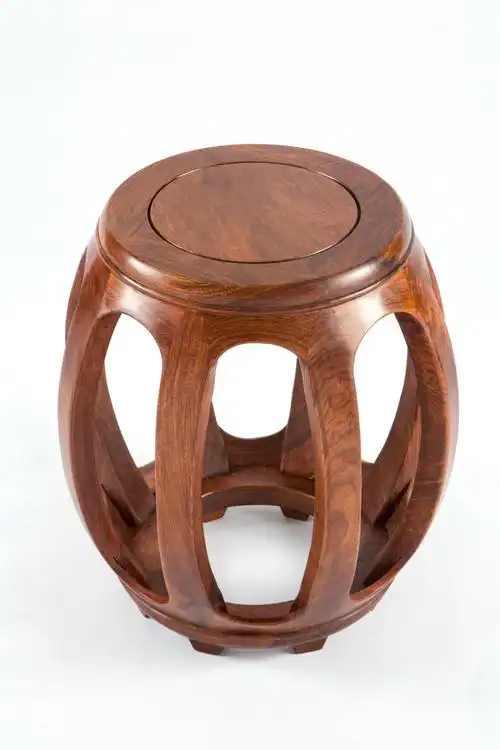 明清红木古典家具 中式花梨实木圆凳子 仿古茶桌鼓凳换鞋凳 .