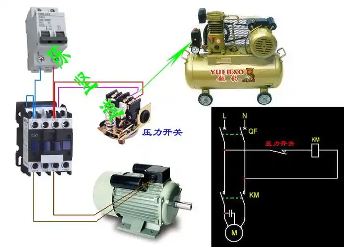 气压传感器如何控制气泵开停? 根据所测气压大小,控制气泵运行.