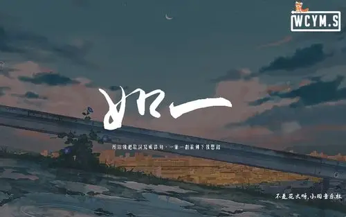 不是花火呀小田音乐社如一所以我把歌词写成诗句一笔一划篆刻下我思绪