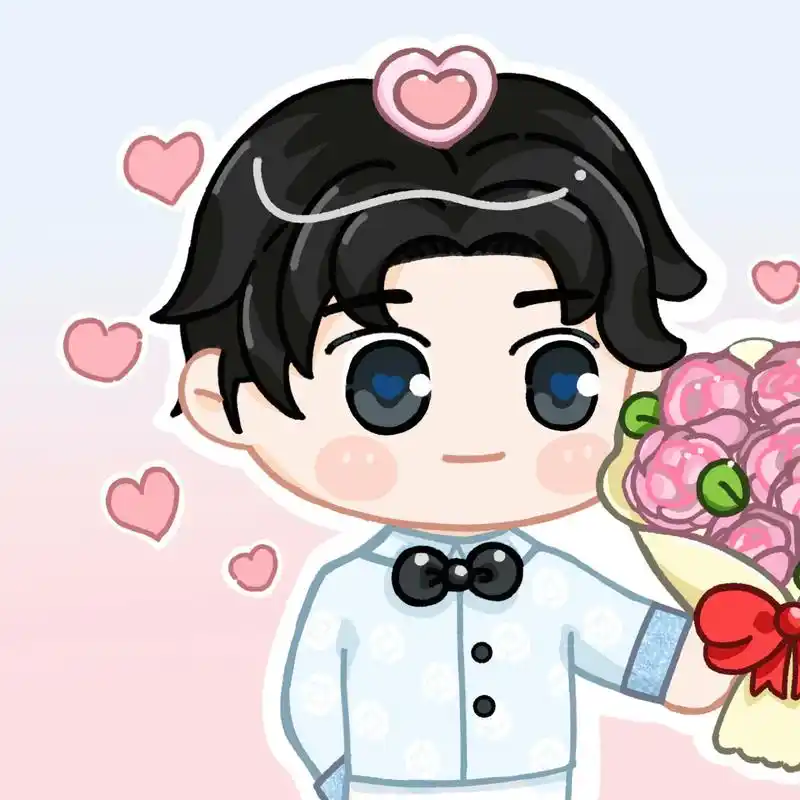 板绘蛋仔系列|情人节特供 糖心情侣情头 情人节来啦