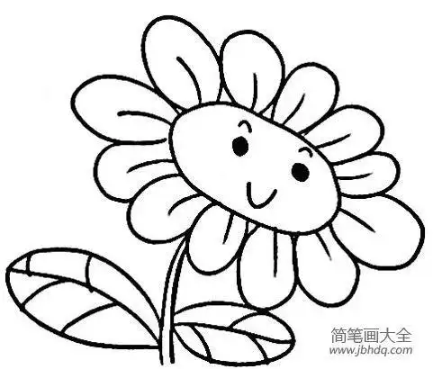 简笔画小花朵 儿童简笔画小花朵 简笔画图片大全-普车都
