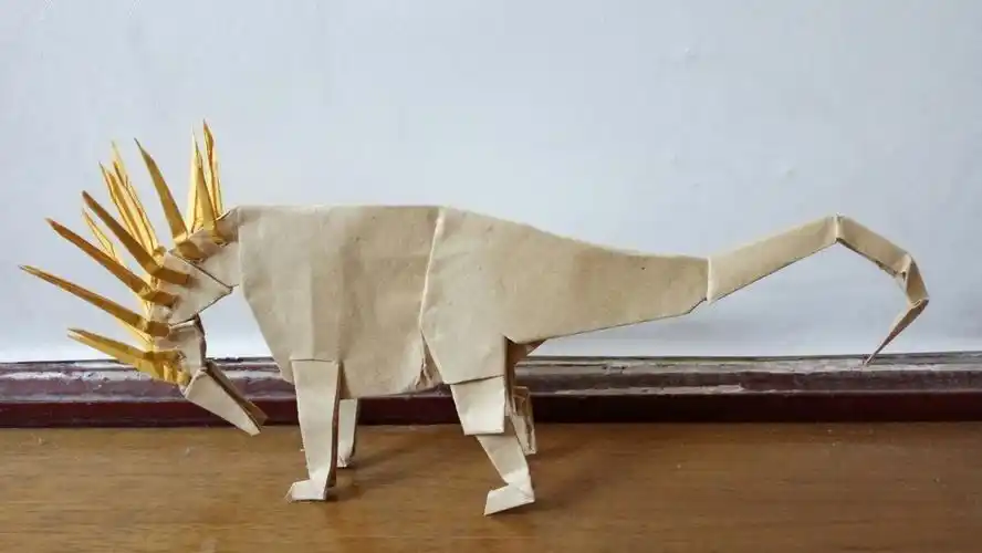 恐龙变形金刚的折纸