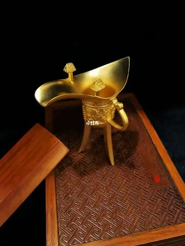 人生得意须尽欢,莫使金樽空对月.古法金爵杯,您值得拥有.