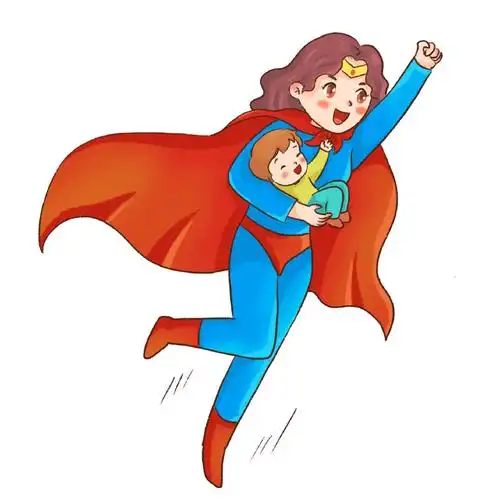 妈妈是超人吗?不,她们不是