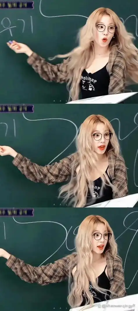 宋雨琦扎双丸子头俏皮可爱,穿蓝白色新式中式汉服元气满满,这一幕近日