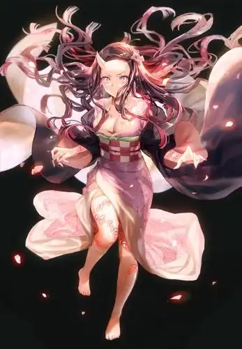 鬼灭之刃-祢豆子高清图集,谁家的老婆,请自觉出来认领一下