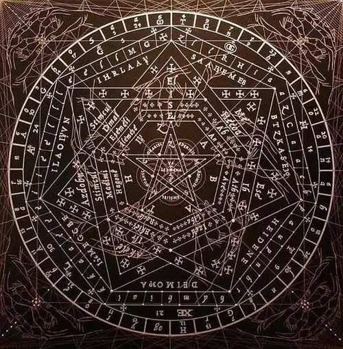 神秘的宗教几何学艺术,每个图案都有特殊寓意,试着凝视一下图案