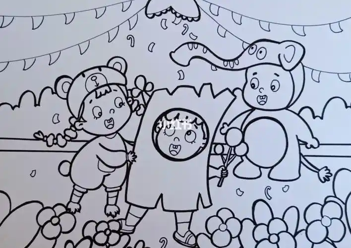 关于幼儿园有爱的简笔画