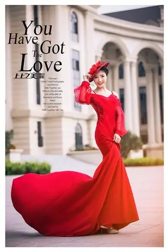 郑州上上之美婚纱的婚纱摄影作品《客照系列-挚爱红色礼服》