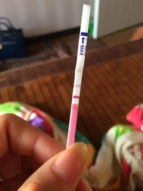 连续两个早晨测出来是弱阳,正常吗?末次月经第一天6月15日