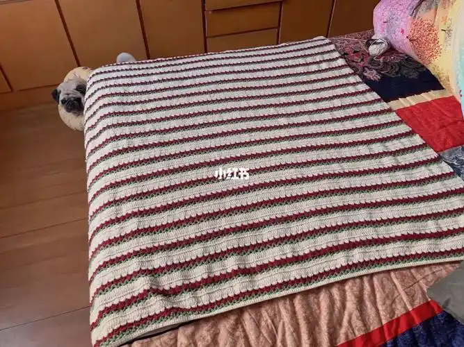 毛线钩织毯子
