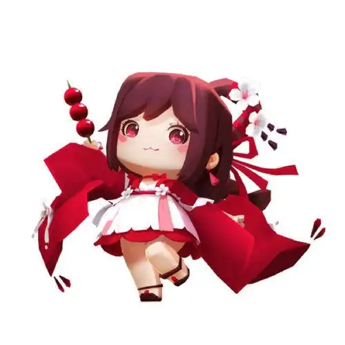 迷你世界q版头像人物手绘画线稿二创花小楼