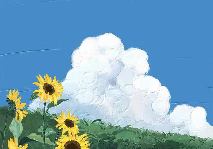 小清新朋友圈背景图