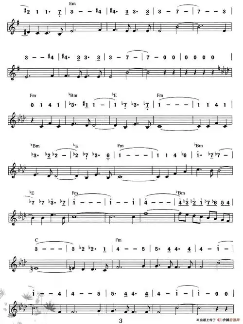 歌剧魅影(线简谱对照版)