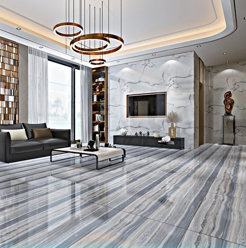 蓝金沙大理石通体砖地板砖800x800地瓷砖80x80地砖客厅60x120防滑