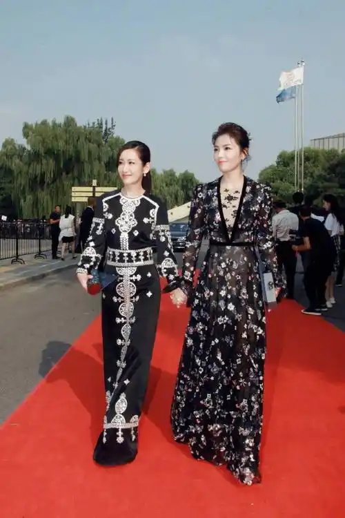 刘涛和秦海璐这对姐妹还挺让人羡慕的,工作.