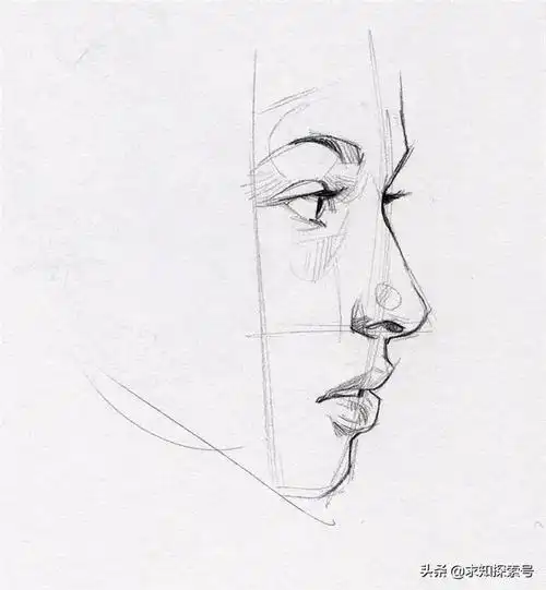 素描手绘爱好者推荐收藏…(人物五官速写)