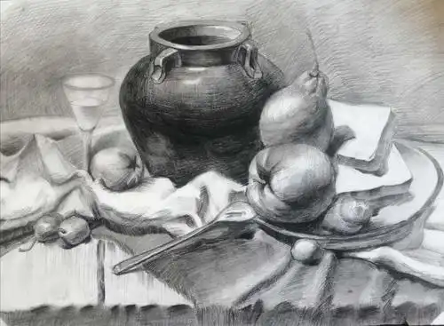 童绘中国梦第三届全国青少年儿童书画大赛,素描作品共56幅,辅导老师