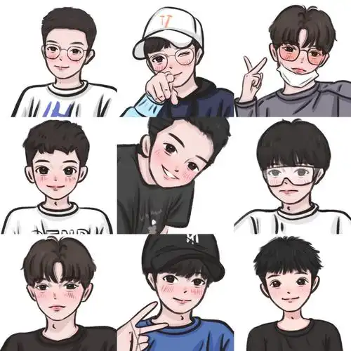 may风头像客稿展示 | 男生版九宫格