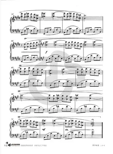 钢琴谱 梦中的鸟 - 理查德·克莱德曼曲谱梦中的鸟 - 理查德