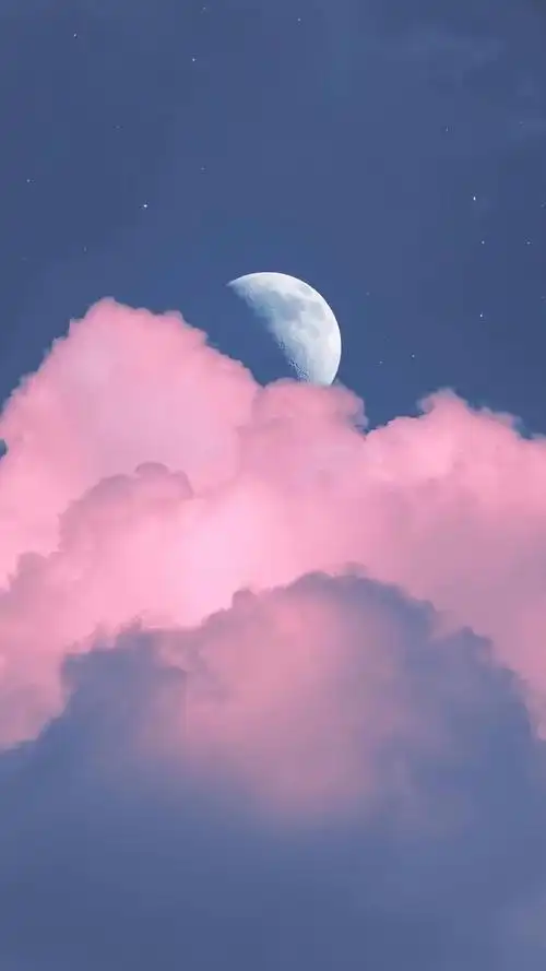 月亮|梦幻星空壁纸 超美的哦