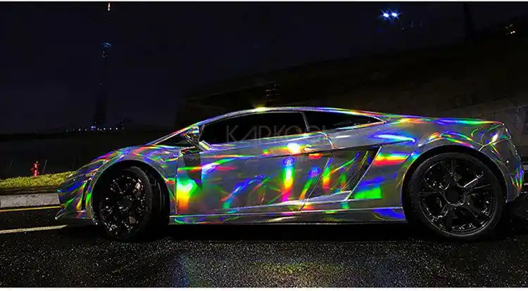镭射膜 汽车车身贴 pvc改色贴纸啶制 颜色diy设计 手机电脑通用