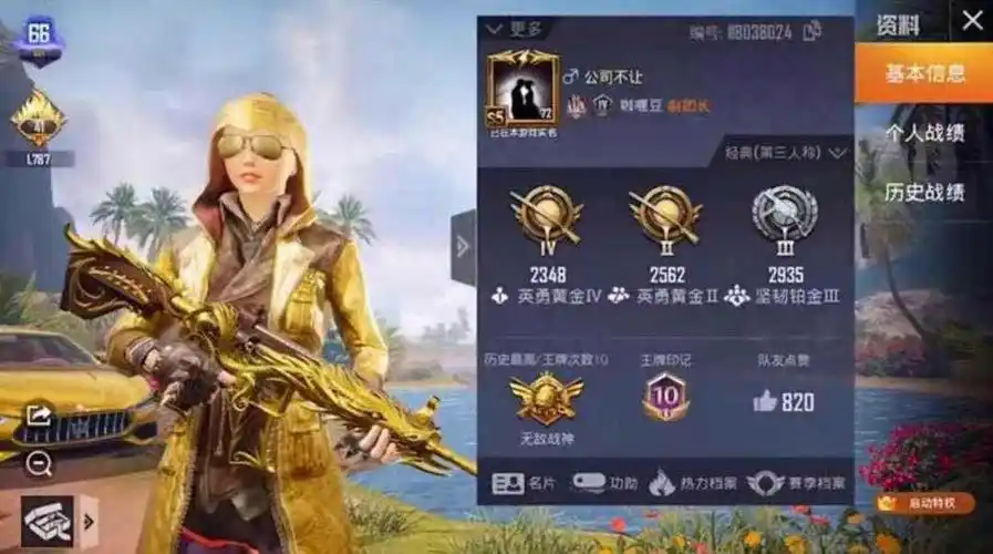 和平精英logo号黄金风衣