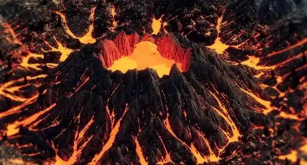 火山灰柱直径约5千米,高20千米,笼罩在火山上空.